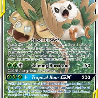 Rowlet & Alolan Exeggutor GX - 1/236 - Ultra Rare - Español