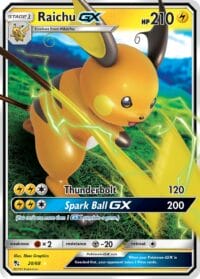 Raichu GX - 20/68 - Ultra Rare - Español