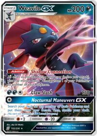 Weavile GX - 132/236 - Ultra Rare - Inglés