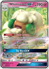 Whimsicott GX - 140/214 - Ultra Rare - Inglés