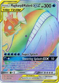 Magikarp & Wailord GX - 183/181 - Hyper Rare - Español