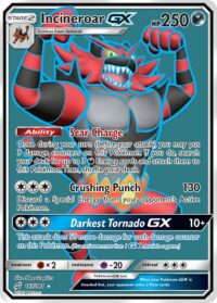 Incineroar GX - 167/181 - Full Art - Español