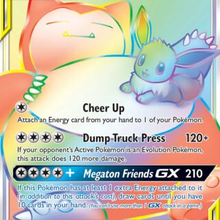 Eevee & Snorlax GX - 191/181 - Hyper Rare - Inglés