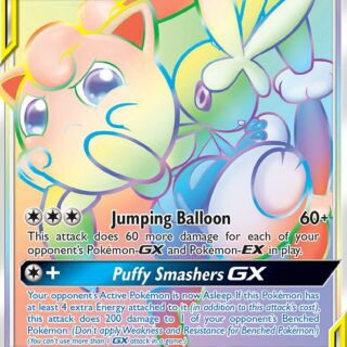Mega Lopunny & Jigglypuff GX - 261/236 - Hyper Rare - Inglés