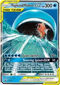 Magikarp & Wailord GX - SM166 -  Carta Gigante Promo - Español