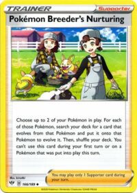 Pokemon Breeder's Nurturing - 166/189 - Uncommon - Español