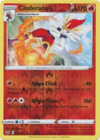 Cinderace - 036/202 - Rare Reverse Holo - Español
