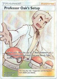 Professor Oak's Setup - 233/236 - Full Art - Inglés