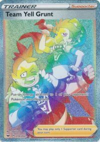 Team Yell Grunt - 210/202 - Hyper Rare - Español