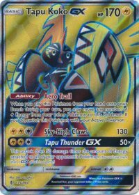 Tapu Koko GX - 135/145 - Full Art Ultra Rare - Inglés