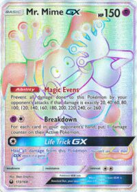 Mr. Mime GX - 173/168 - Hyper Rare - Español