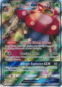 Vileplume GX - 211/236 - Full Art Ultra Rare - Inglés