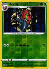 Accelgor - 010/189 - Rare Reverse Holo - Inglés