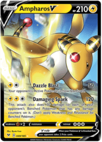 Ampharos V - 049/185 - Ultra Rare - Español - NEAR MINT