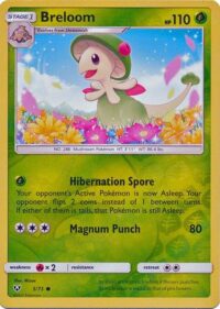 Breloom - 5/73 - Common Reverse Holo - Inglés
