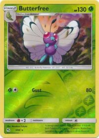 Butterfree - 3/68 - Rare Reverse Holo - Inglés