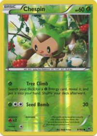 Chespin - 9/162 - Common Reverse Holo - Inglés