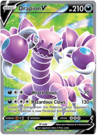 Drapion V - 175/185 - Full Art Ultra Rare - Inglés