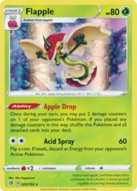 Flapple - 022/192 - Holo Rare - Español