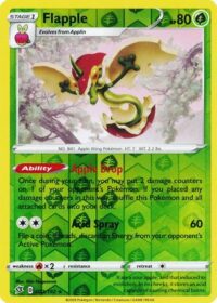 Flapple - 022/192 - Holo Rare Reverse Holo - Inglés