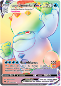 Galarian Darmanitan VMAX - 187/185 - Hyper Rare - Inglés
