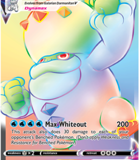 Galarian Darmanitan VMAX - 187/185 - Hyper Rare - Inglés