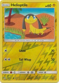 Helioptile - 37/131 - Common Reverse Holo - Inglés