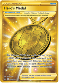 Hero's Medal - 201/185 - Secret Rare - Inglés