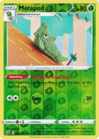Metapod - 002/192 - Uncommon Reverse Holo - Inglés