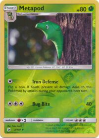 Metapod - 2/149 - Uncommon Reverse Holo - Inglés
