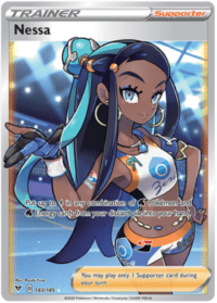 Nessa - 183/185 - Full Art Ultra Rare - Español