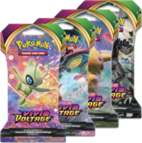 10x Sword & Shield Vivid Voltage Sleeved Booster Pack - Inglés