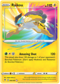 Raikou - 050/185 - Amazing Rare - Inglés