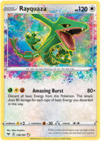 Rayquaza - 138/185 - Amazing Rare - Inglés