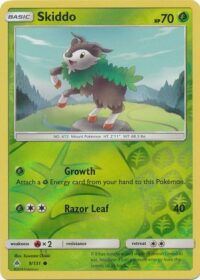 Skiddo - 9/131 - Common Reverse Holo - Inglés