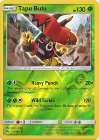 Tapu Bulu - 37/214 - Holo Rare Reverse Holo - Inglés