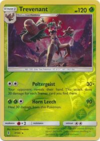 Trevenant - 7/145 - Rare Reverse Holo - Inglés
