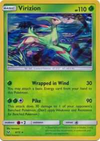 Virizion - 8/73 - Holo Rare - Inglés
