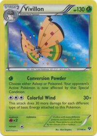 Vivillon (High Plains [Orange]) - 17/146 - Holo Rare -  Inglés