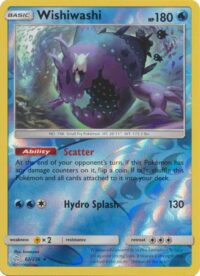 Wishiwashi - 62/236 - Holo Rare Reverse Holo - Inglés