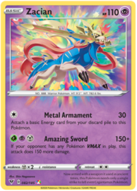 Zacian - 082/185 - Amazing Rare - Inglés