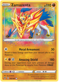 Zamazenta - 102/185 - Amazing Rare - Inglés