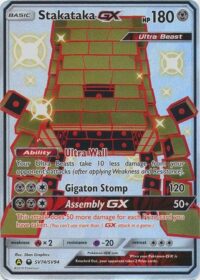 Stakataka GX - SV74/SV94 - Shiny Ultra Rare - Español