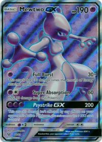 Mewtwo GX - 72/73 - Full Art Ultra Rare - Inglés