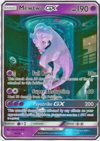 Mewtwo GX - 78/73 - Secret Rare - Inglés