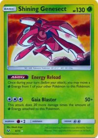 Shining Genesect - 9/73 - Holo Rare - Español
