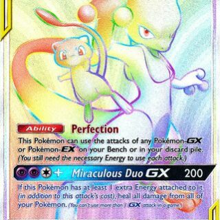 Mewtwo & Mew GX - 242/236 - Hyper Rare - Español