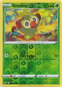 Grookey - 010/202 - Common Reverse Holo - Español