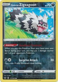 Galarian Zigzagoon - 117/202 - Common Reverse Holo - Español