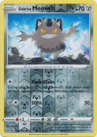 Galarian Meowth - 127/202 - Common Reverse Holo - Español